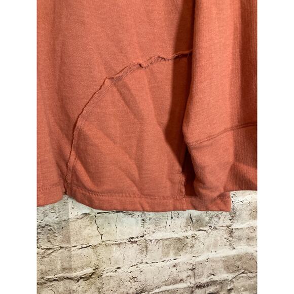 Rae Mode Sweatshirt Womens Small Dark Mauave Pockets Athletic Athleisure Cotton - Picture 5 of 12